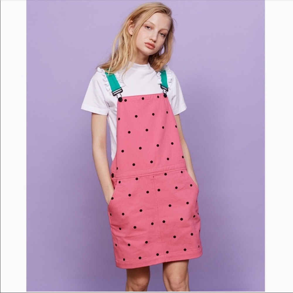 Lazy oaf watermelon overall dress Sz M
